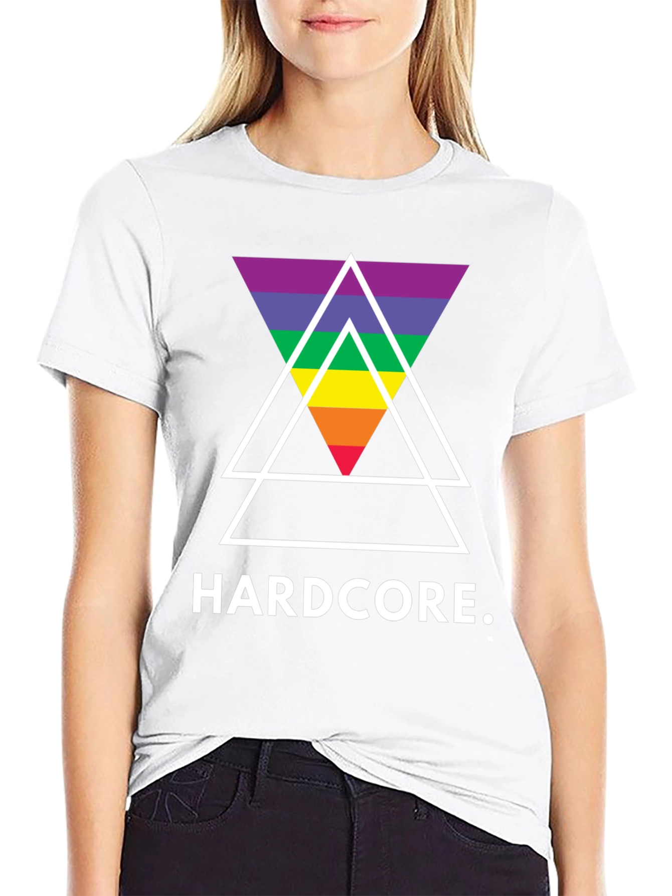 Hardcore Pride Triangle T-Shirt