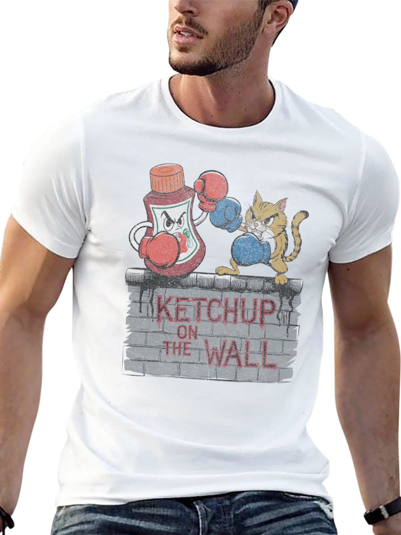 Ketchup on the Wall Graphic T-Shirt