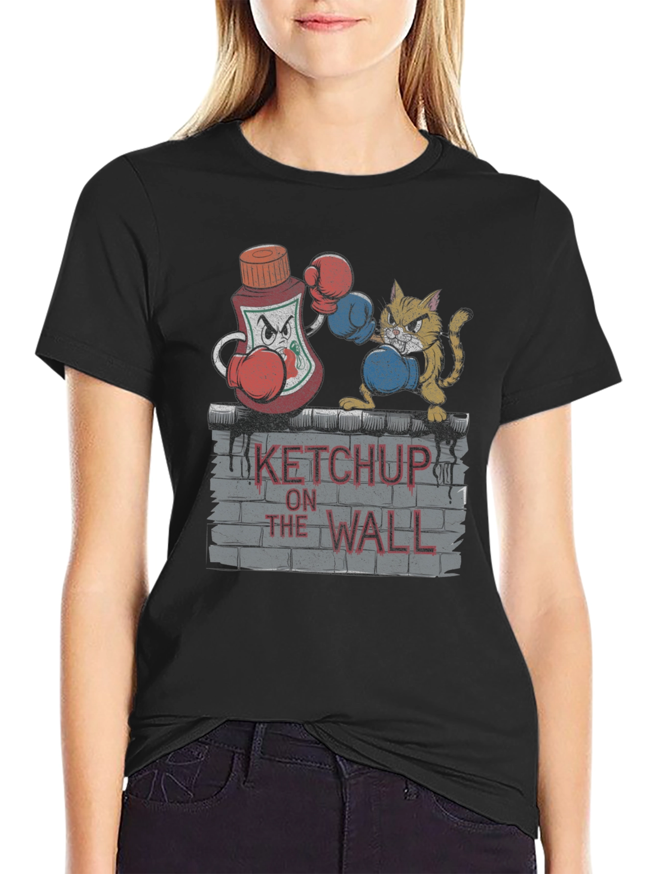 Ketchup on the Wall Graphic T-Shirt