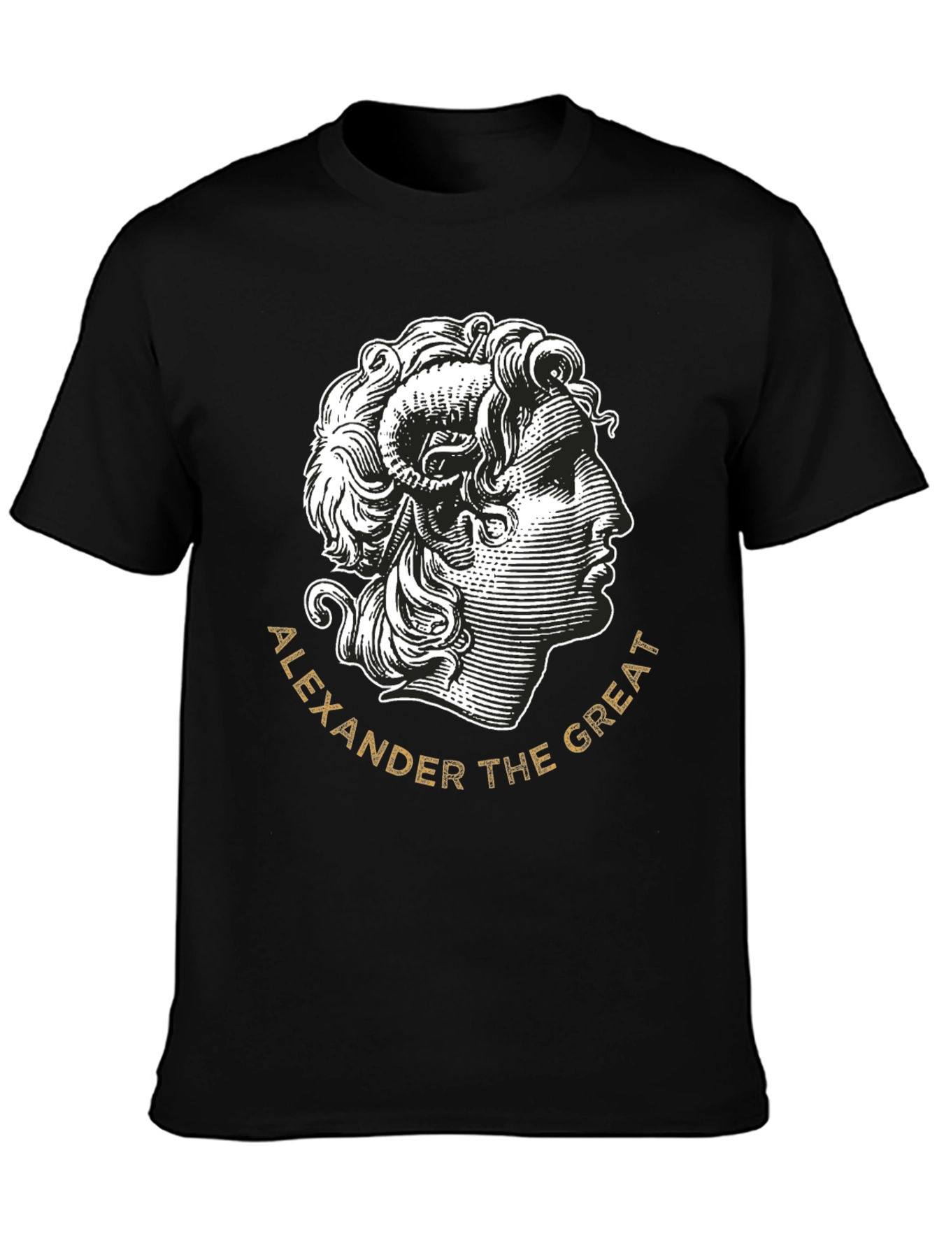 Alexander the Great Black T-Shirt