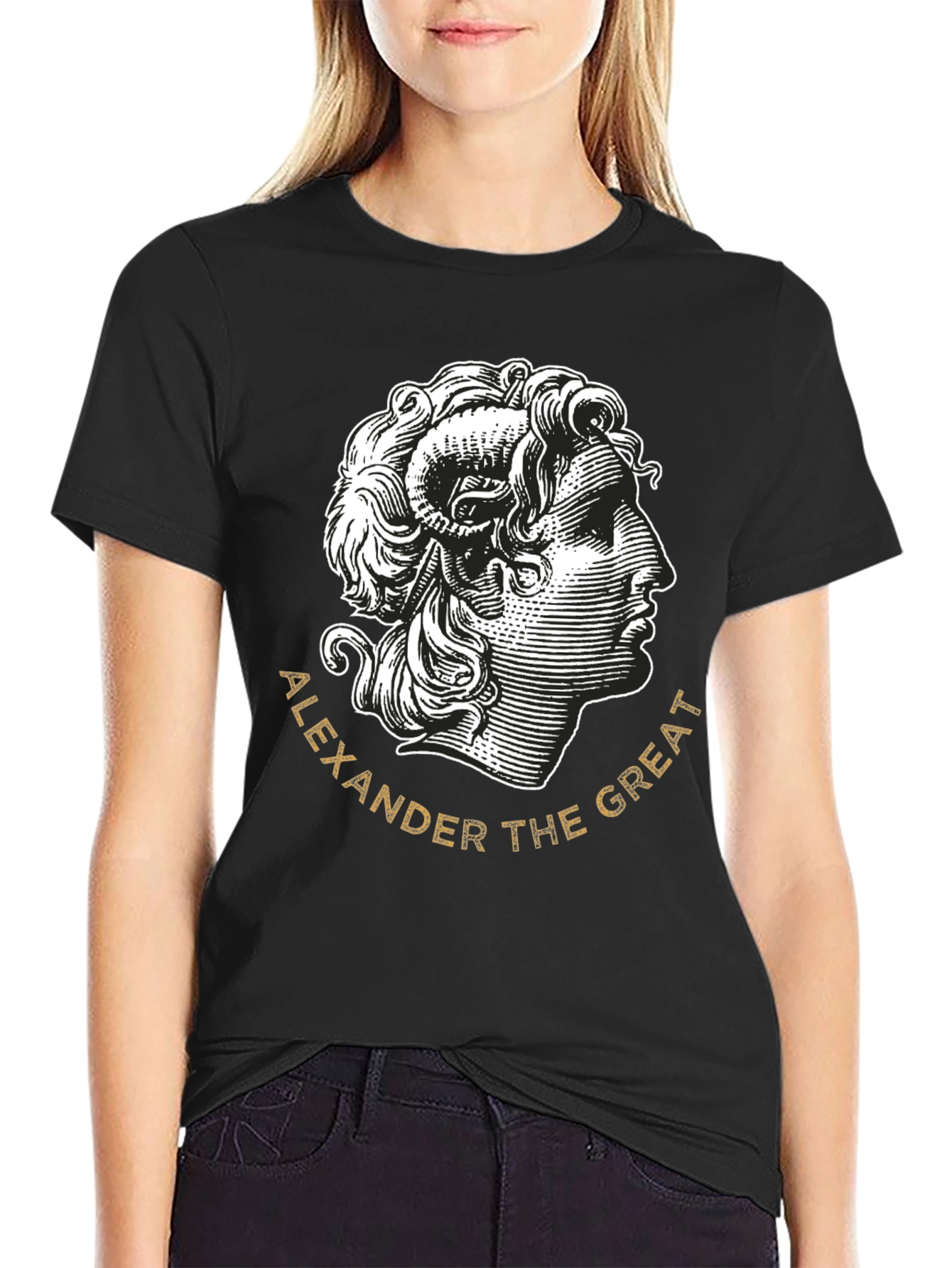 Alexander the Great Black T-Shirt
