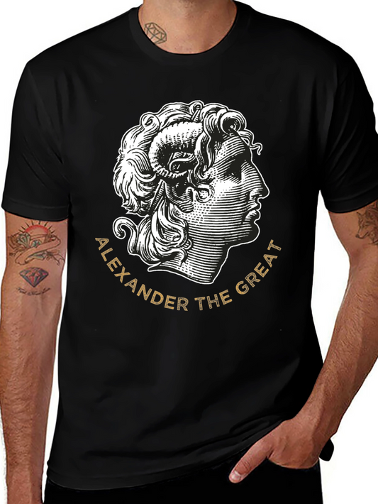 Alexander the Great Black T-Shirt