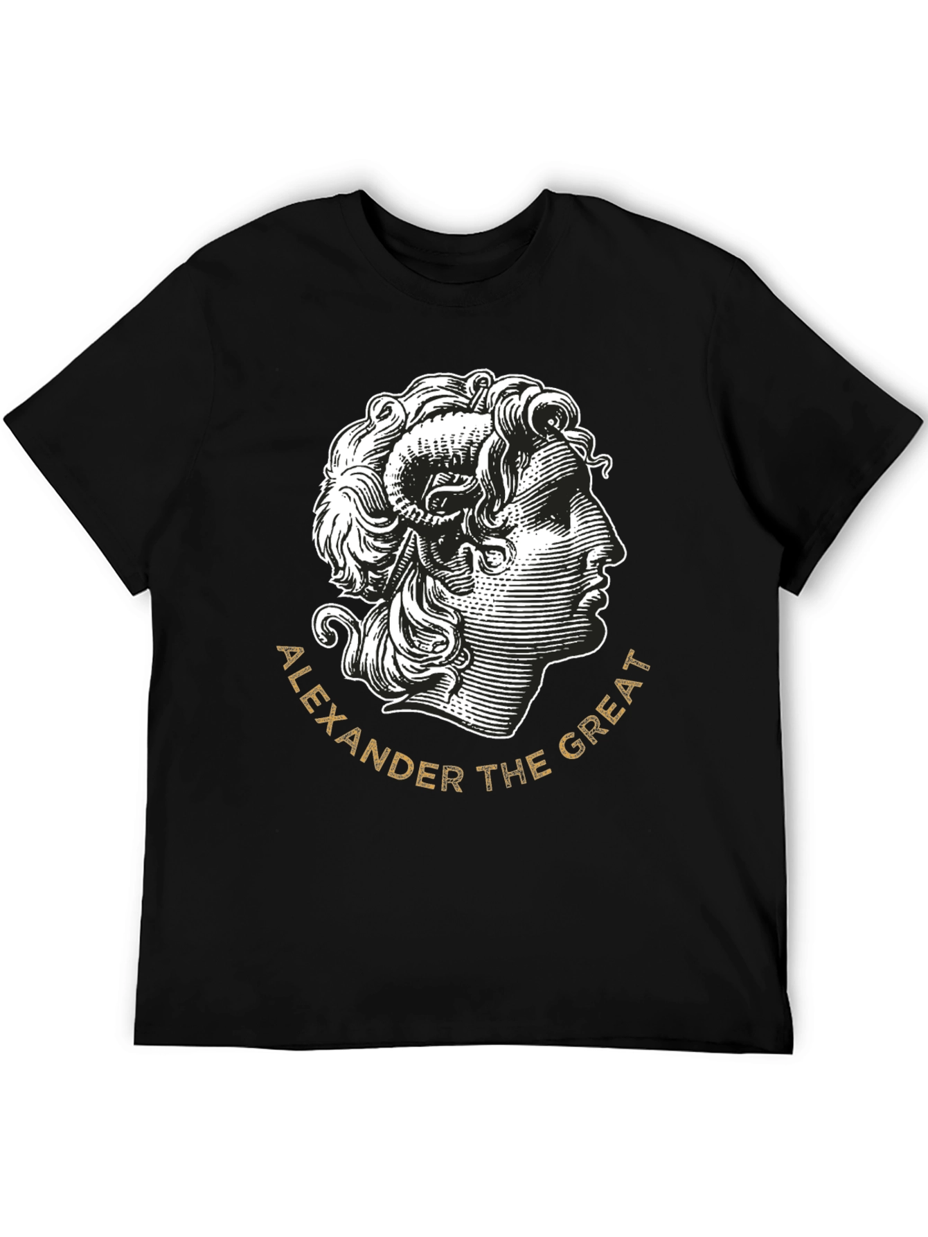 Alexander the Great Black T-Shirt
