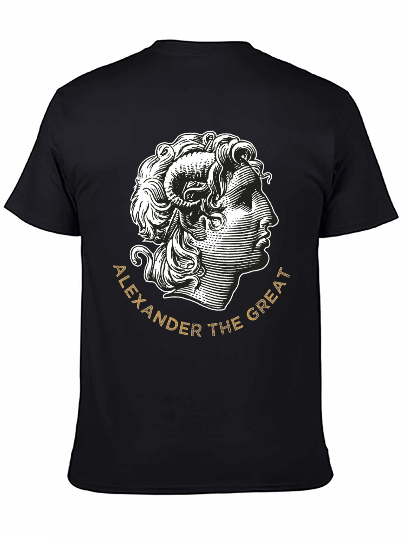 Alexander the Great Black T-Shirt