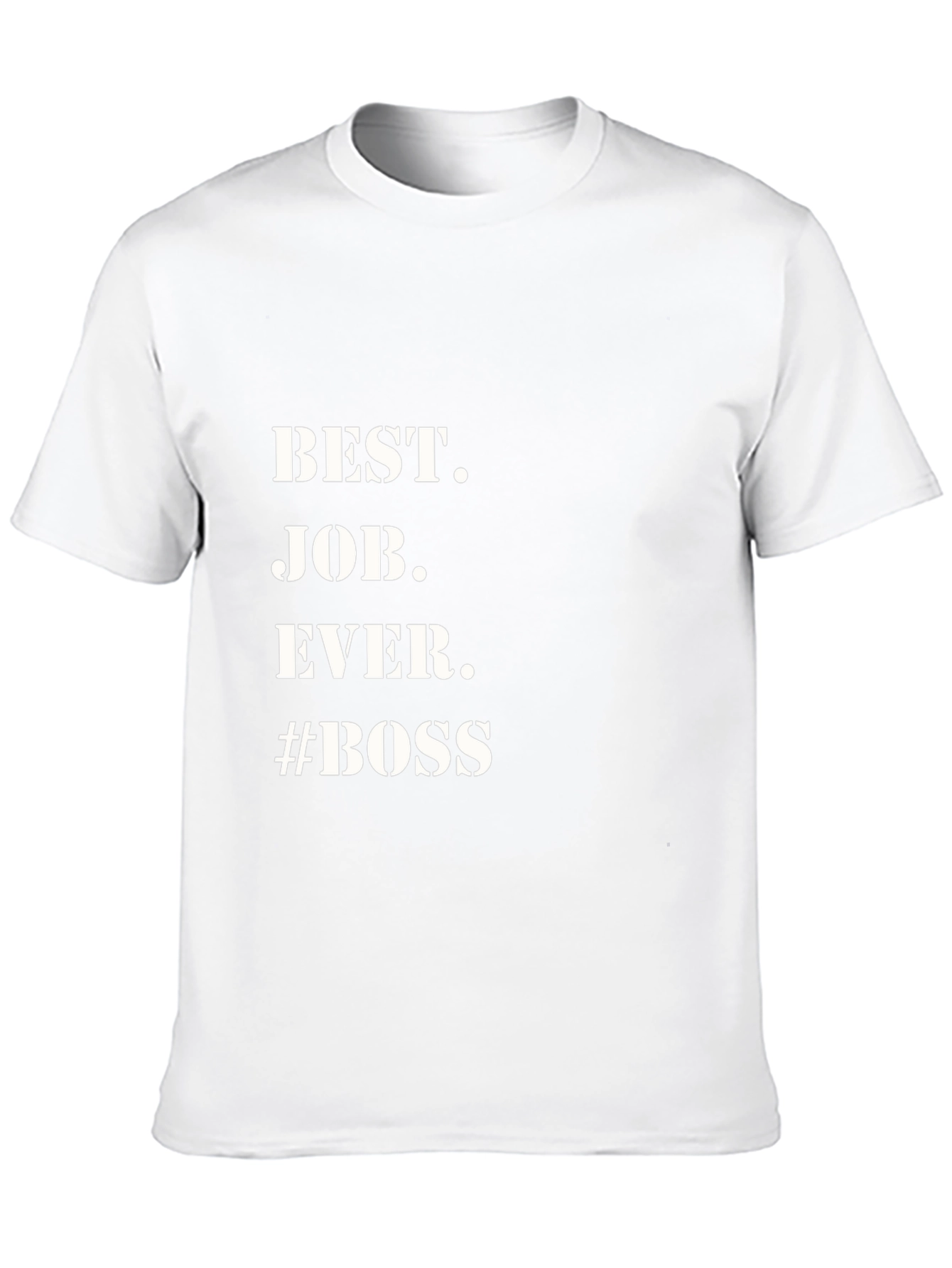 Best Job Ever #Boss Black Graphic Tee