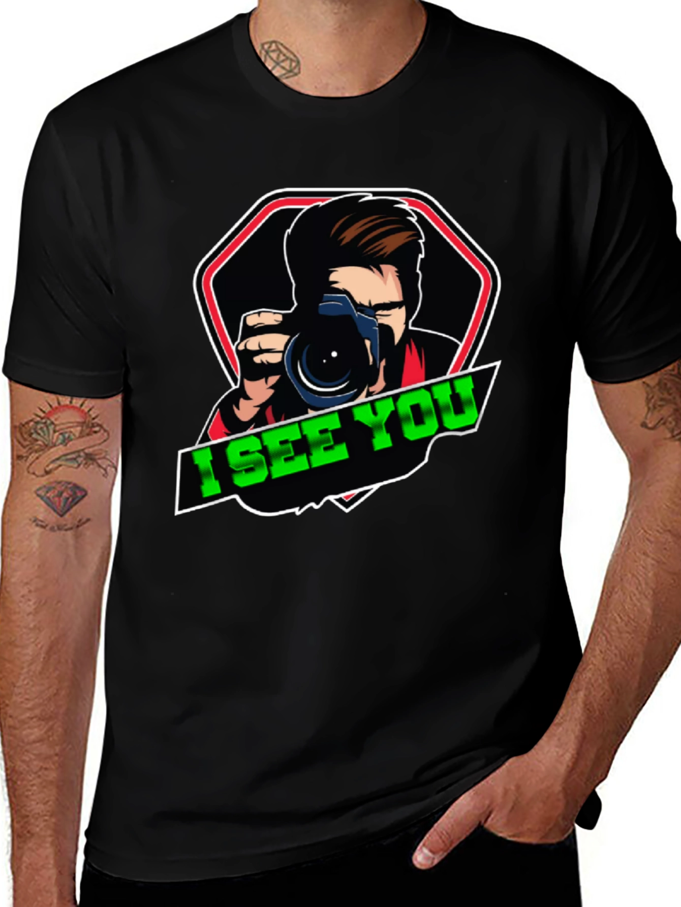 I See You Photographer Graphic Tee
