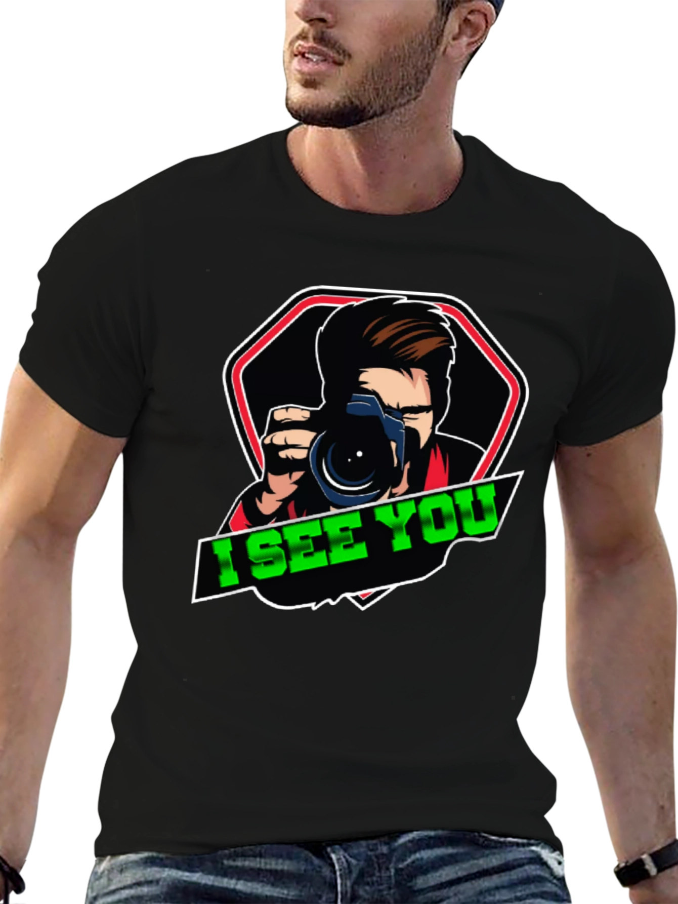 I See You Photographer Graphic Tee