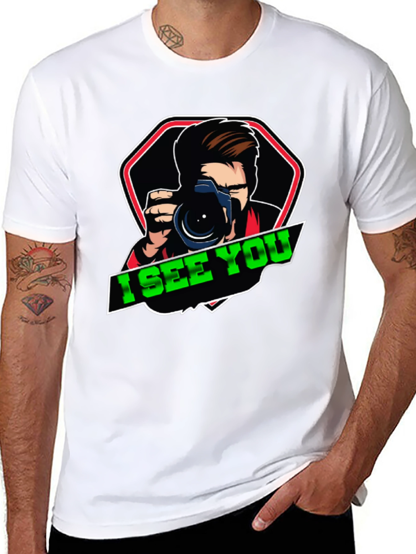 I See You Photographer Graphic Tee