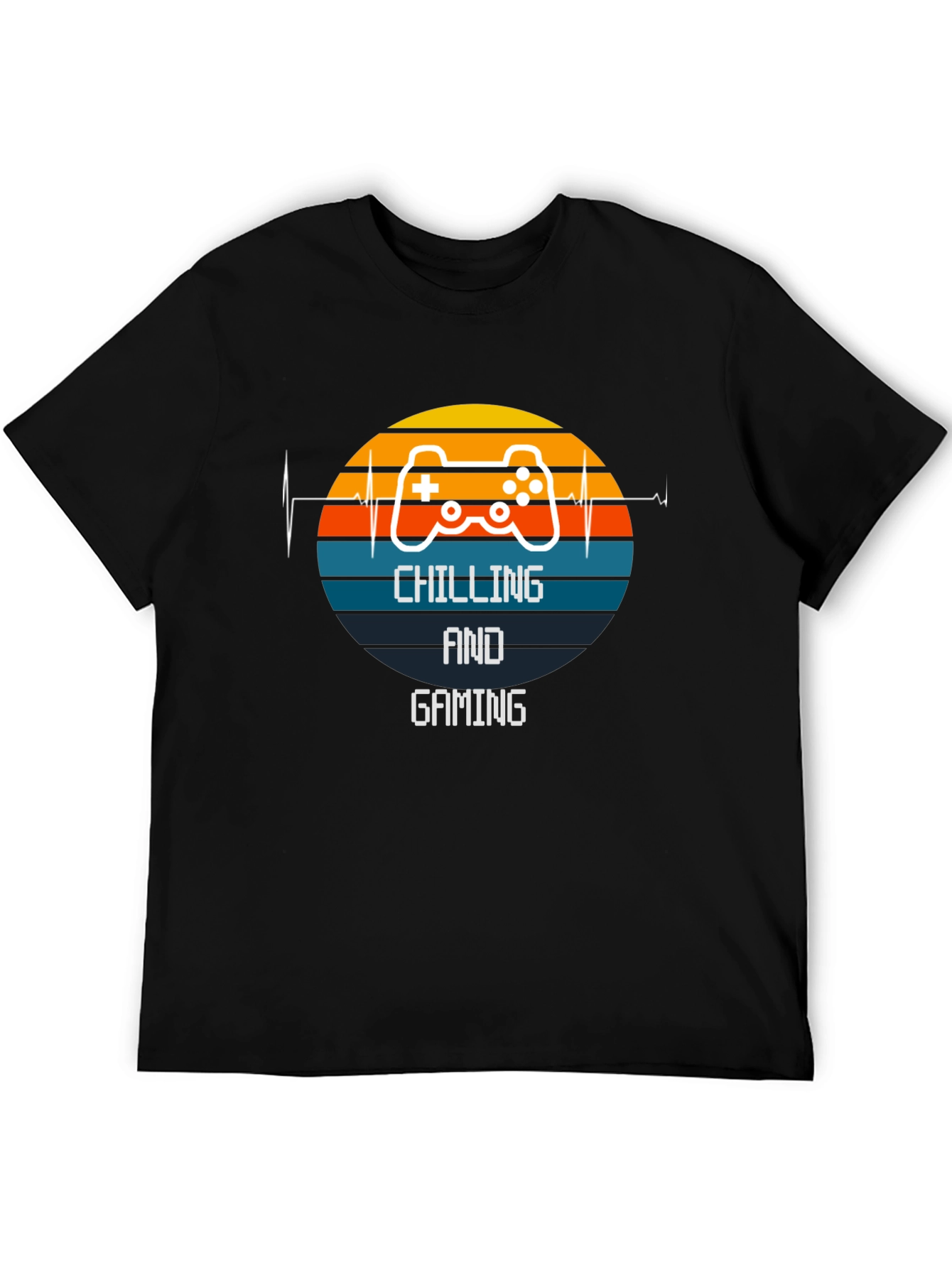 Chilling and Gaming Graphic Tee