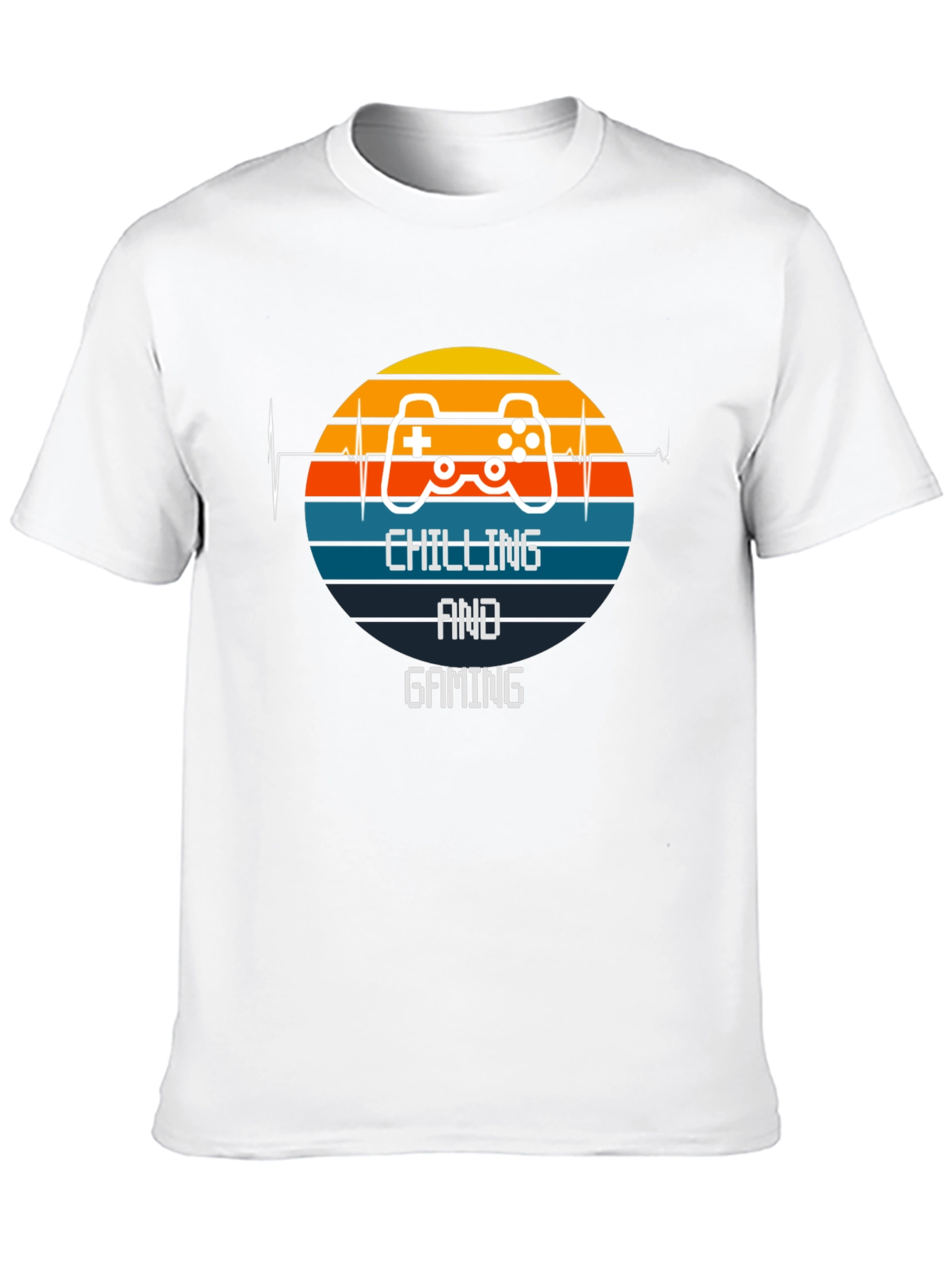 Chilling and Gaming Graphic Tee
