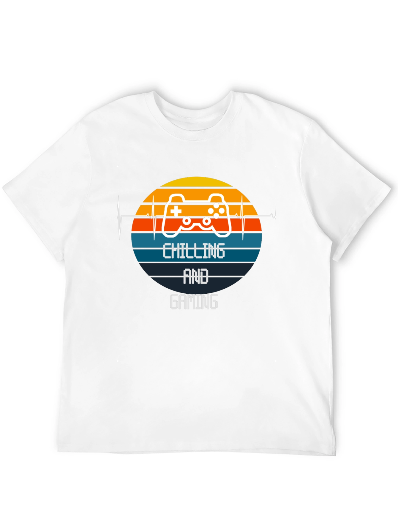 Chilling and Gaming Graphic Tee