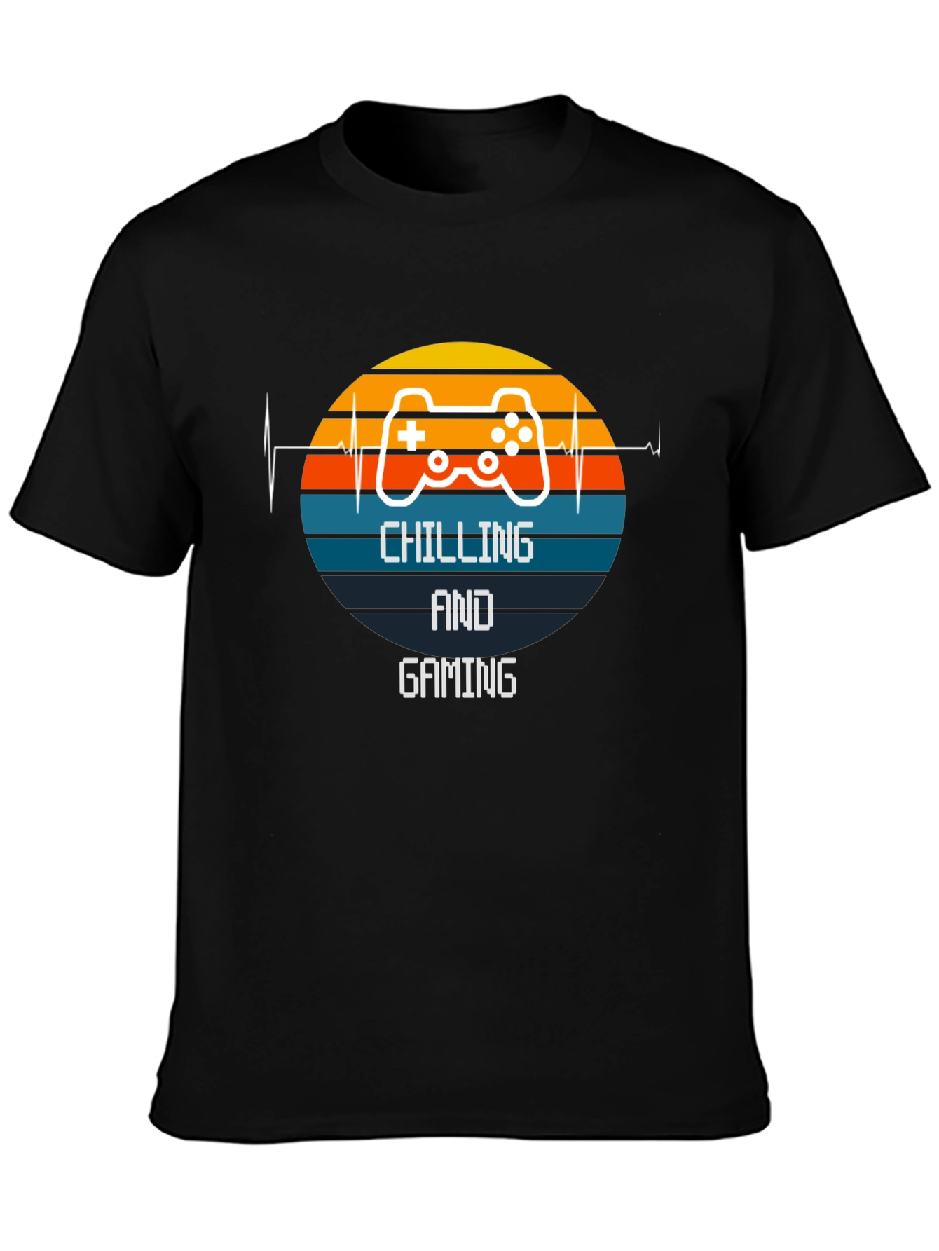 Chilling and Gaming Graphic Tee