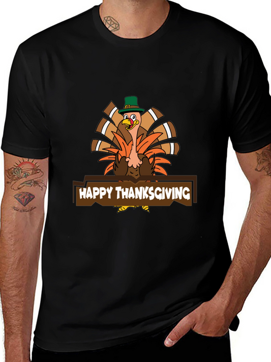 Thanksgiving Turkey T-Shirt - Holiday Graphic Tee