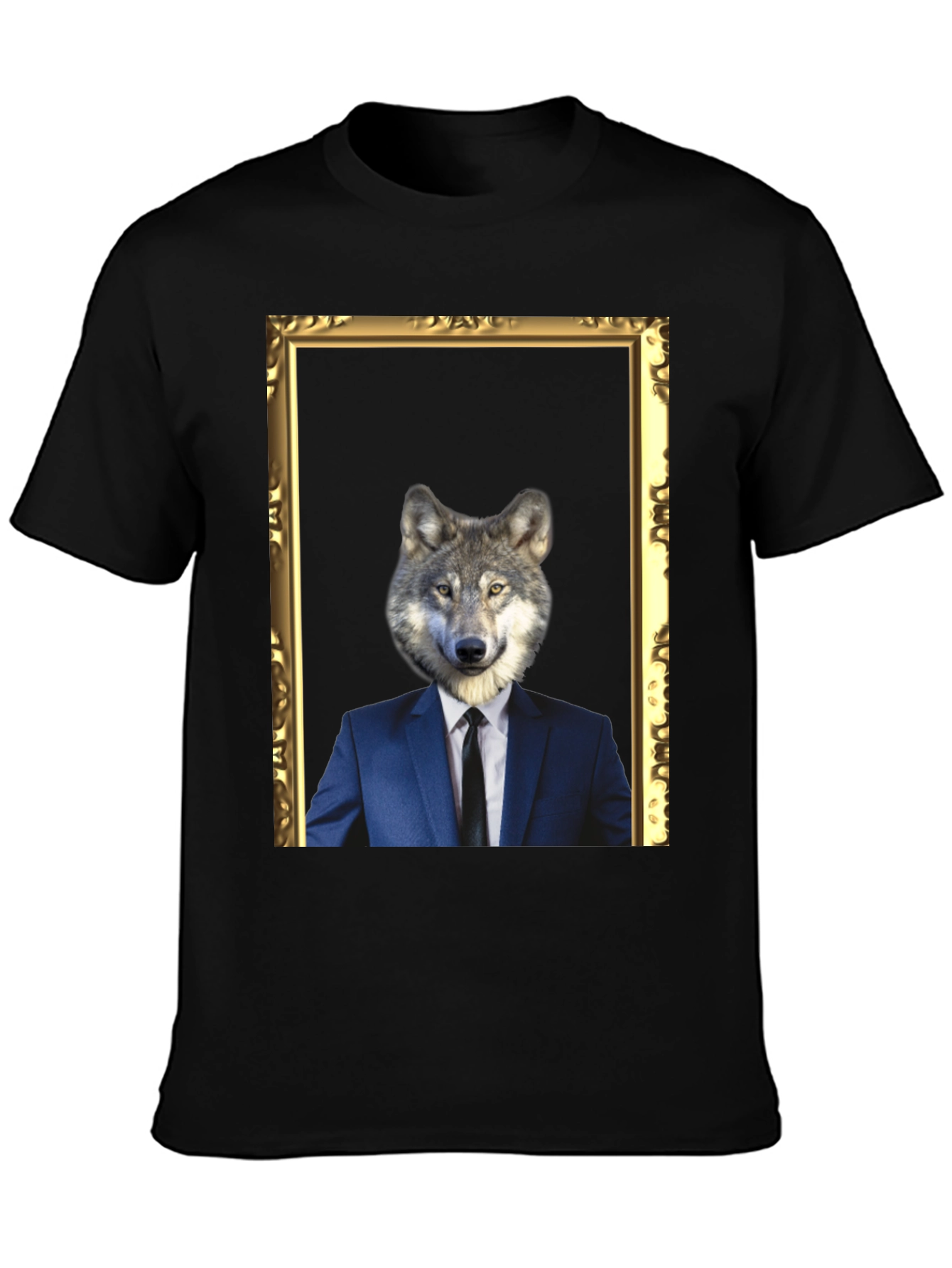 Wolf in Suit T-Shirt - Unique Graphic Tee