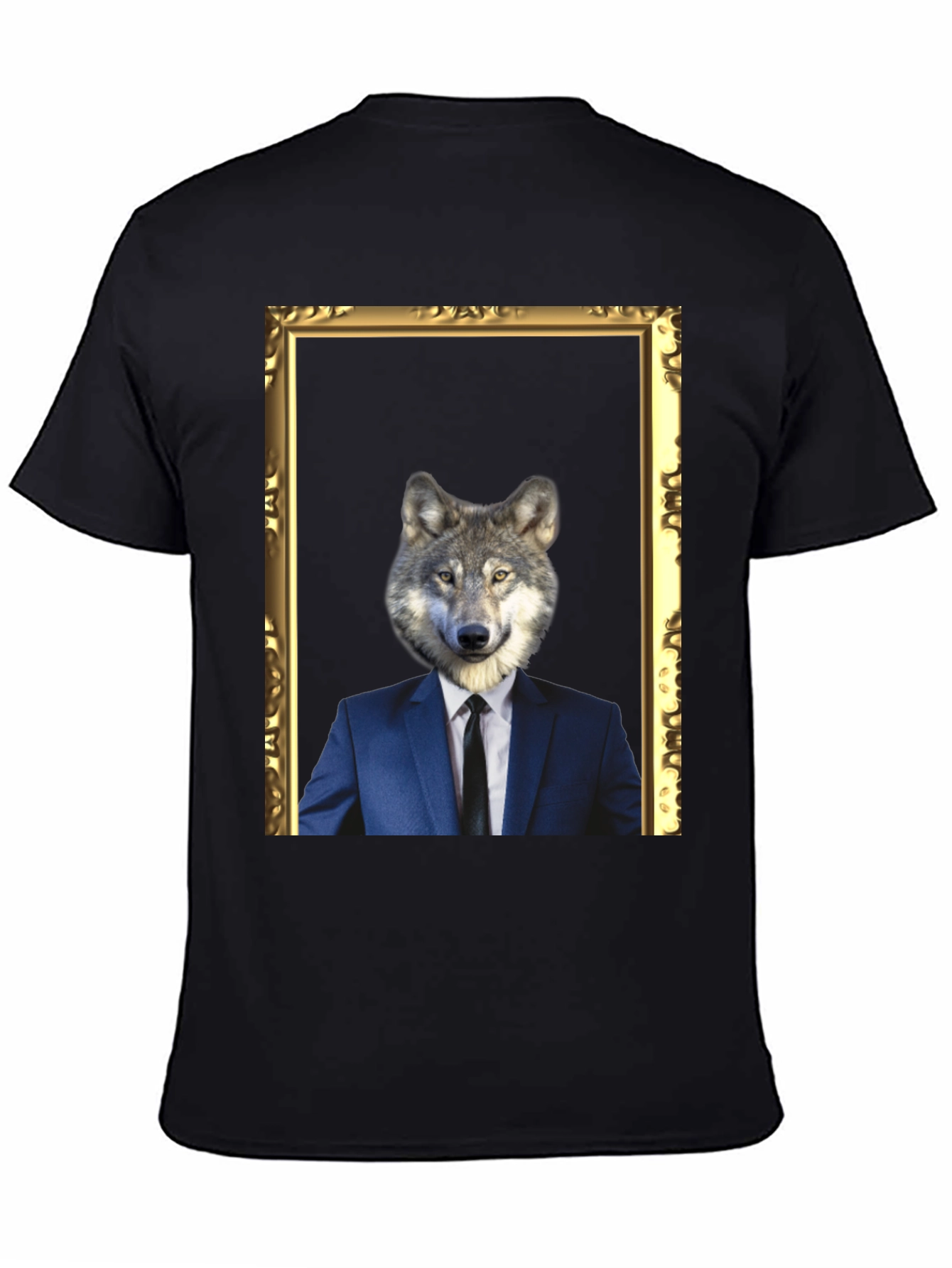 Wolf in Suit T-Shirt - Unique Graphic Tee