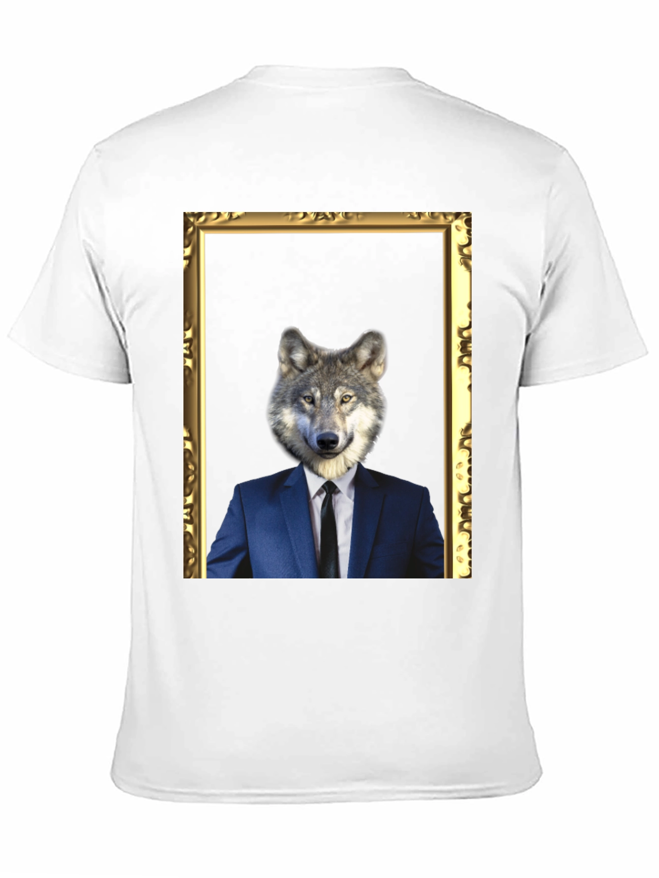 Wolf in Suit T-Shirt - Unique Graphic Tee