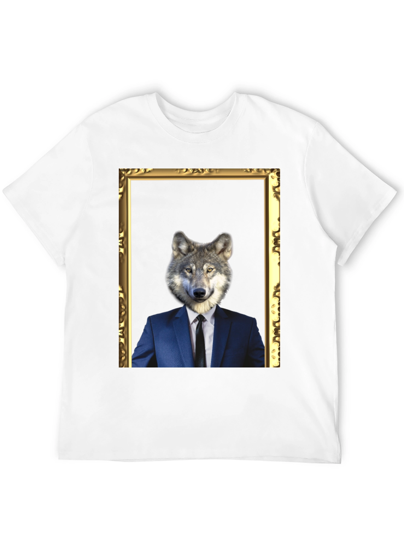 Wolf in Suit T-Shirt - Unique Graphic Tee