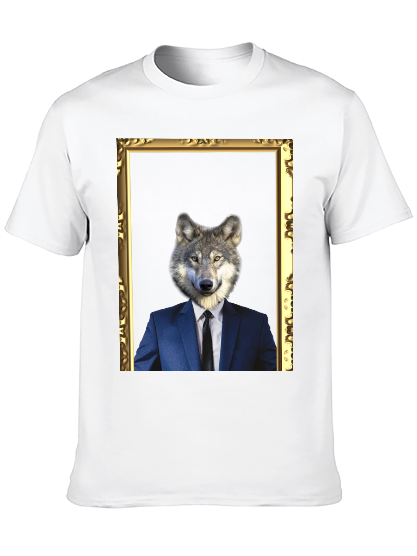 Wolf in Suit T-Shirt - Unique Graphic Tee