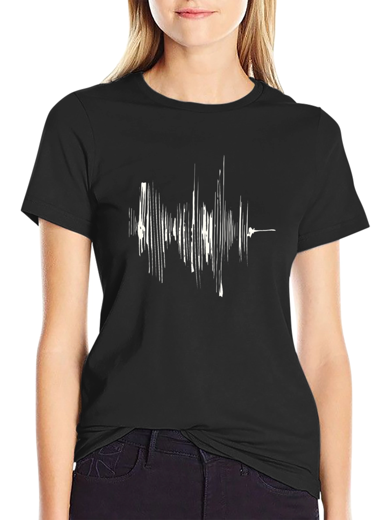 Soundwave Graphic Black T-Shirt