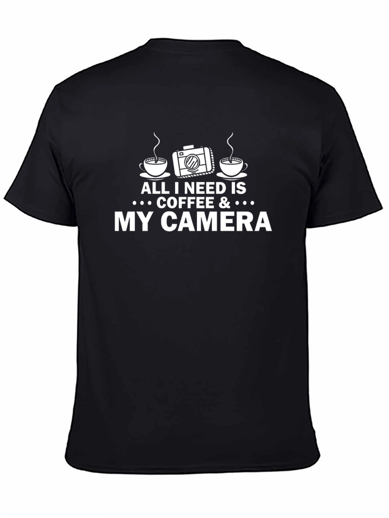 Coffee & Camera T-Shirt - Photographer Gift