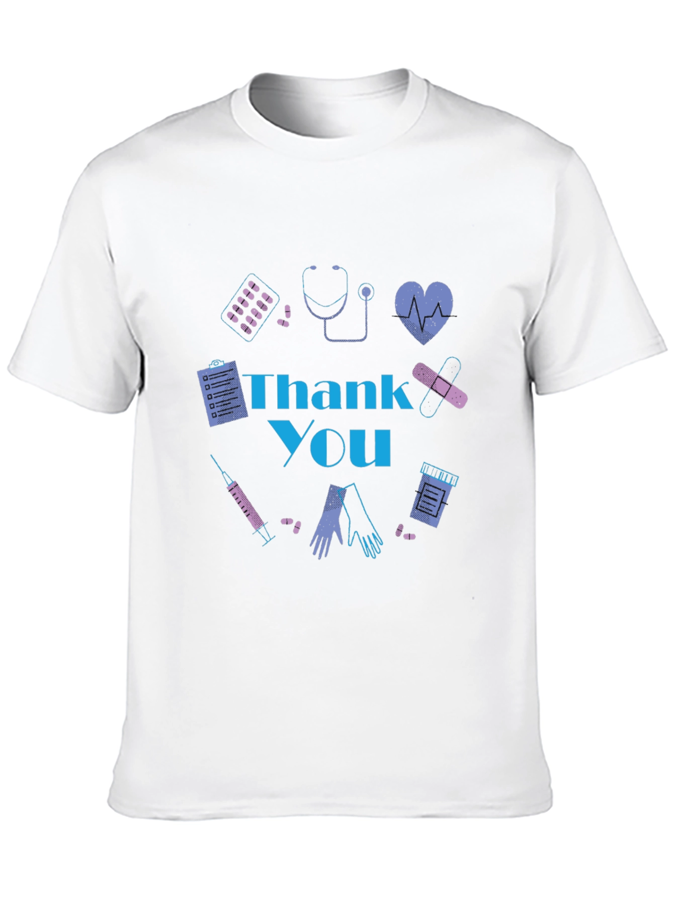 Thank You Healthcare Workers Graphic Tee