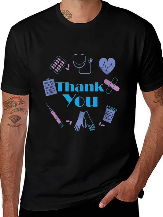 Thank You Healthcare Workers Graphic Tee