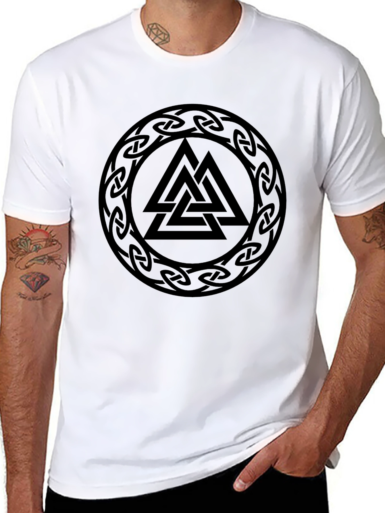 Valknut Viking Black T-Shirt