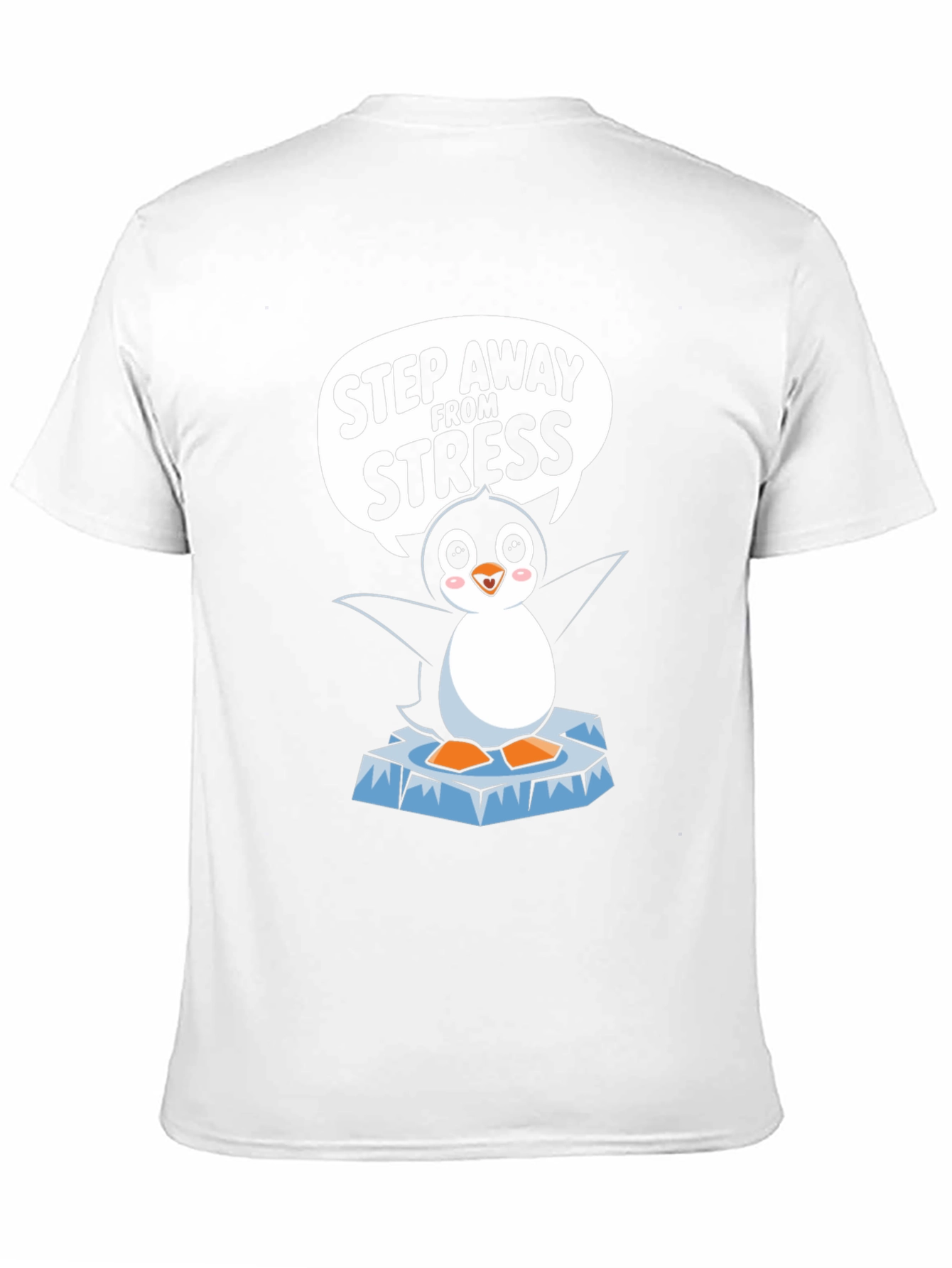 Step Away From Stress Penguin T-Shirt