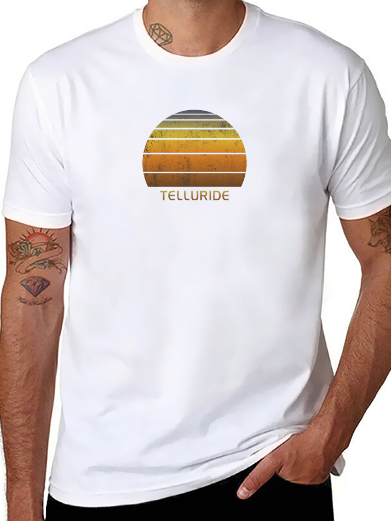 Telluride Retro Sunset Graphic Tee