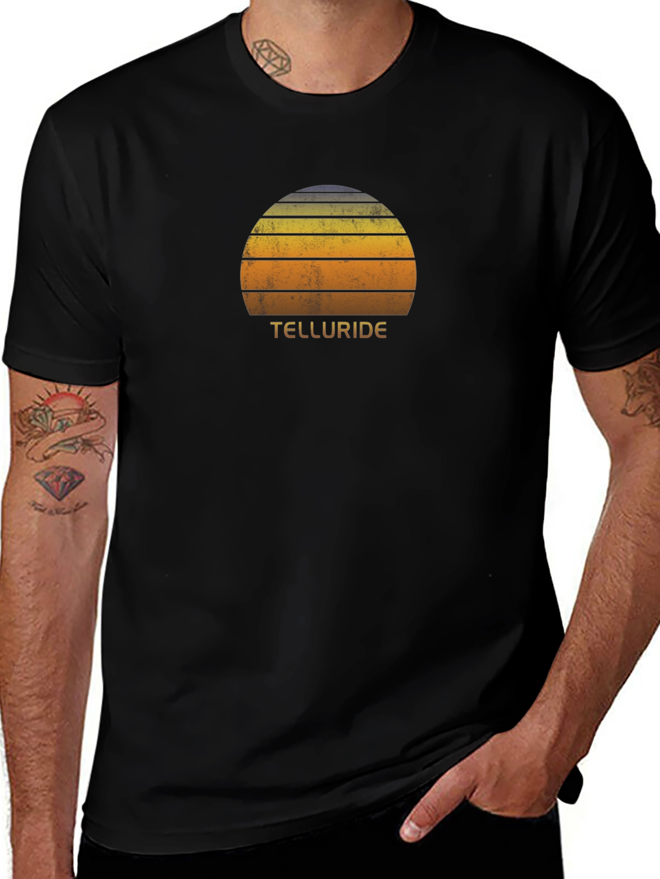 Telluride Retro Sunset Graphic Tee