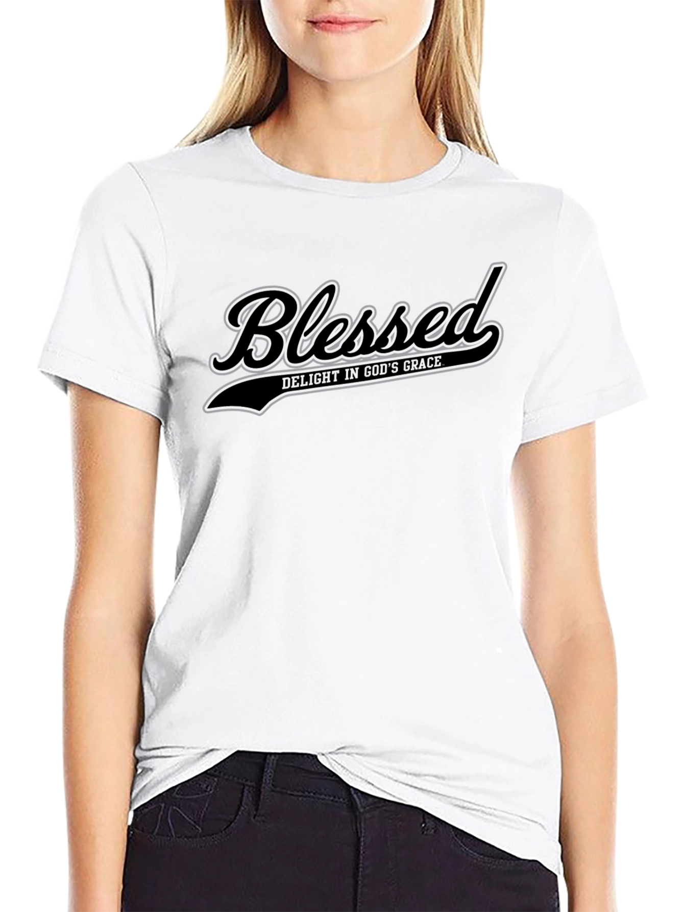 Blessed Graphic Print Tee