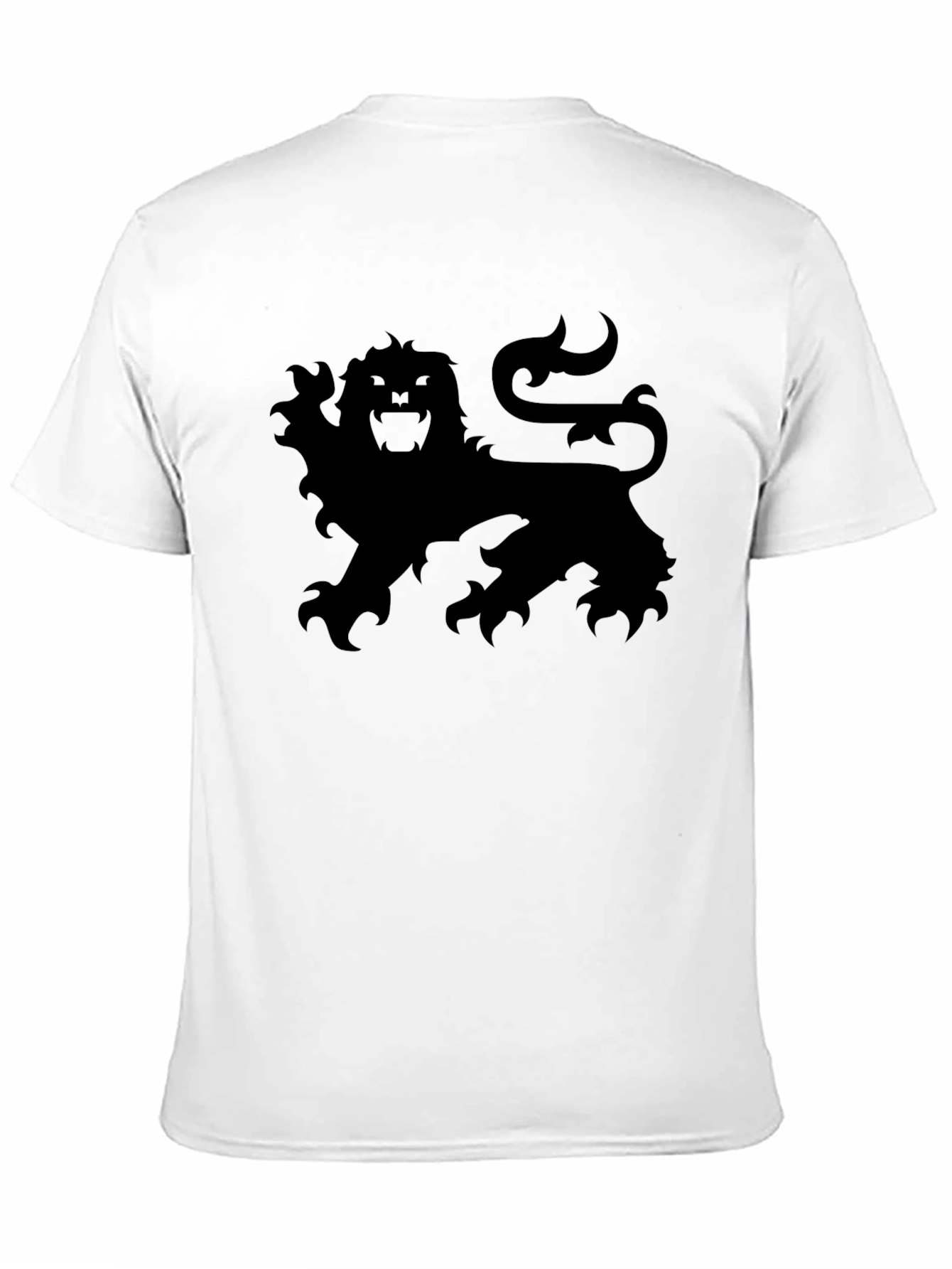 Lion Crest Graphic Tee - Black