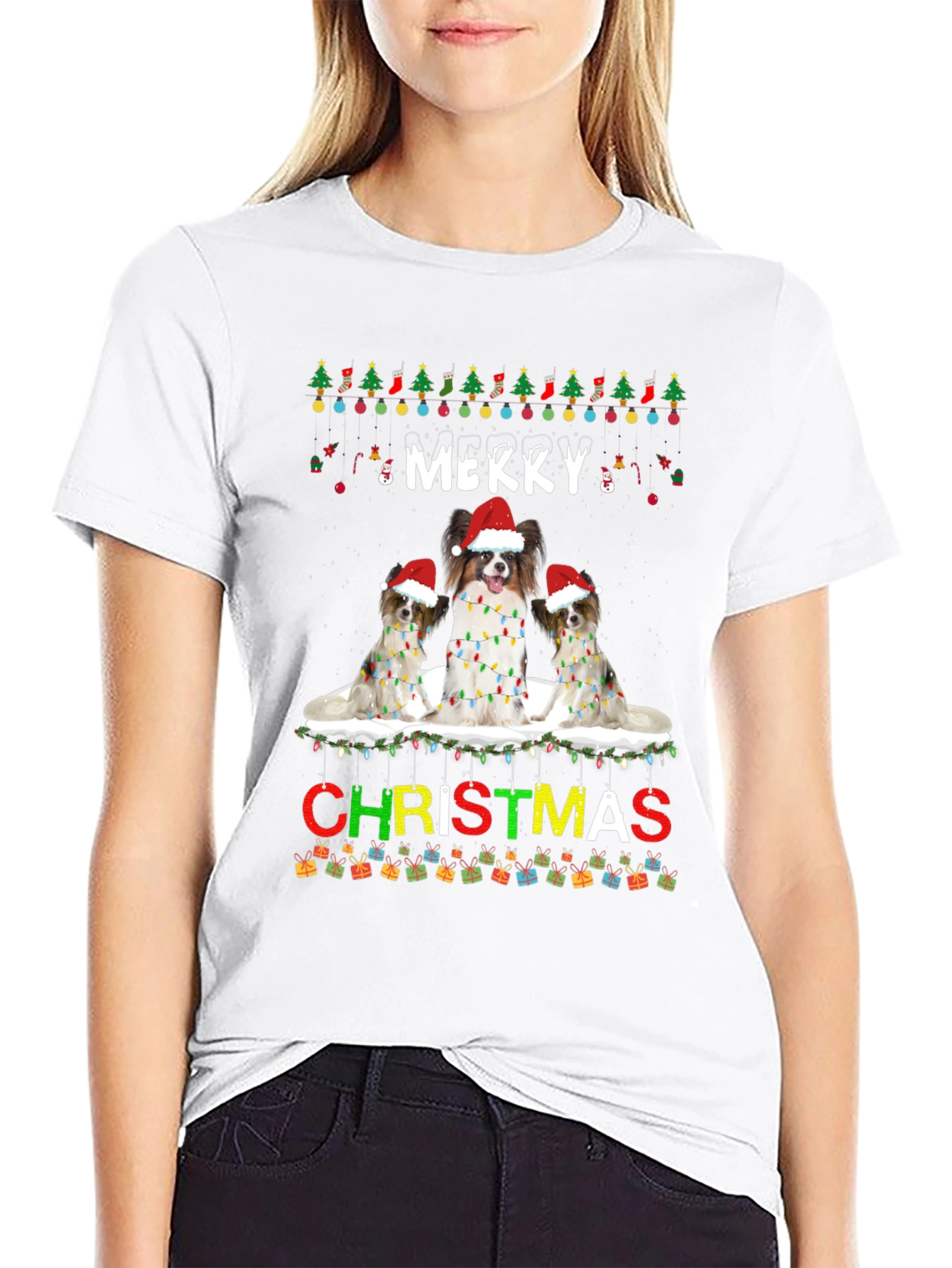 Merry Christmas Dog Lover T-Shirt