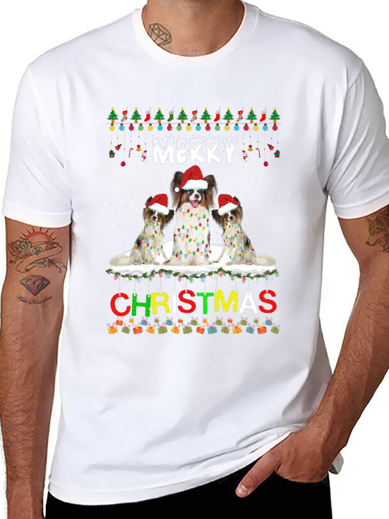 Merry Christmas Dog Lover T-Shirt