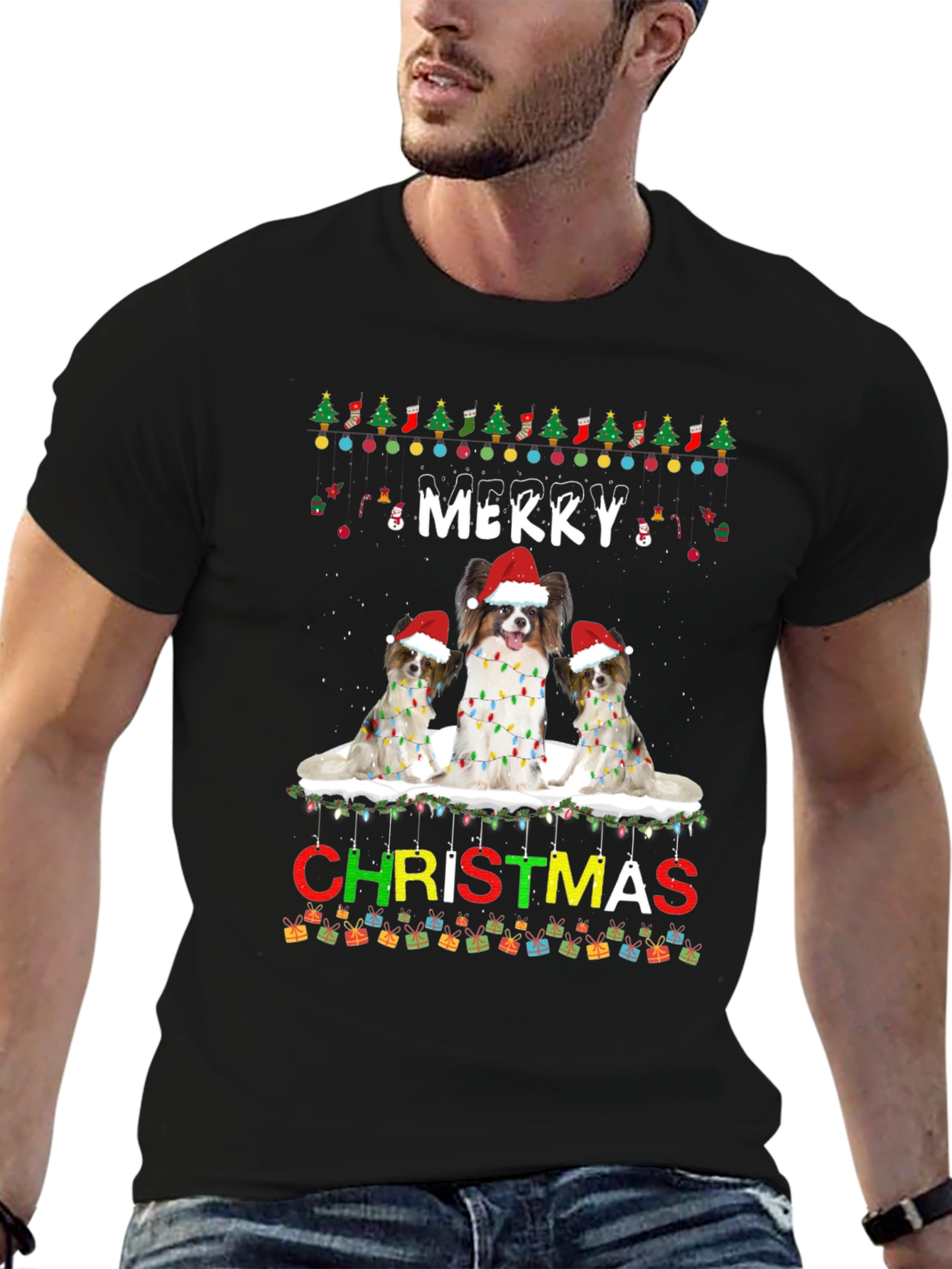 Merry Christmas Dog Lover T-Shirt
