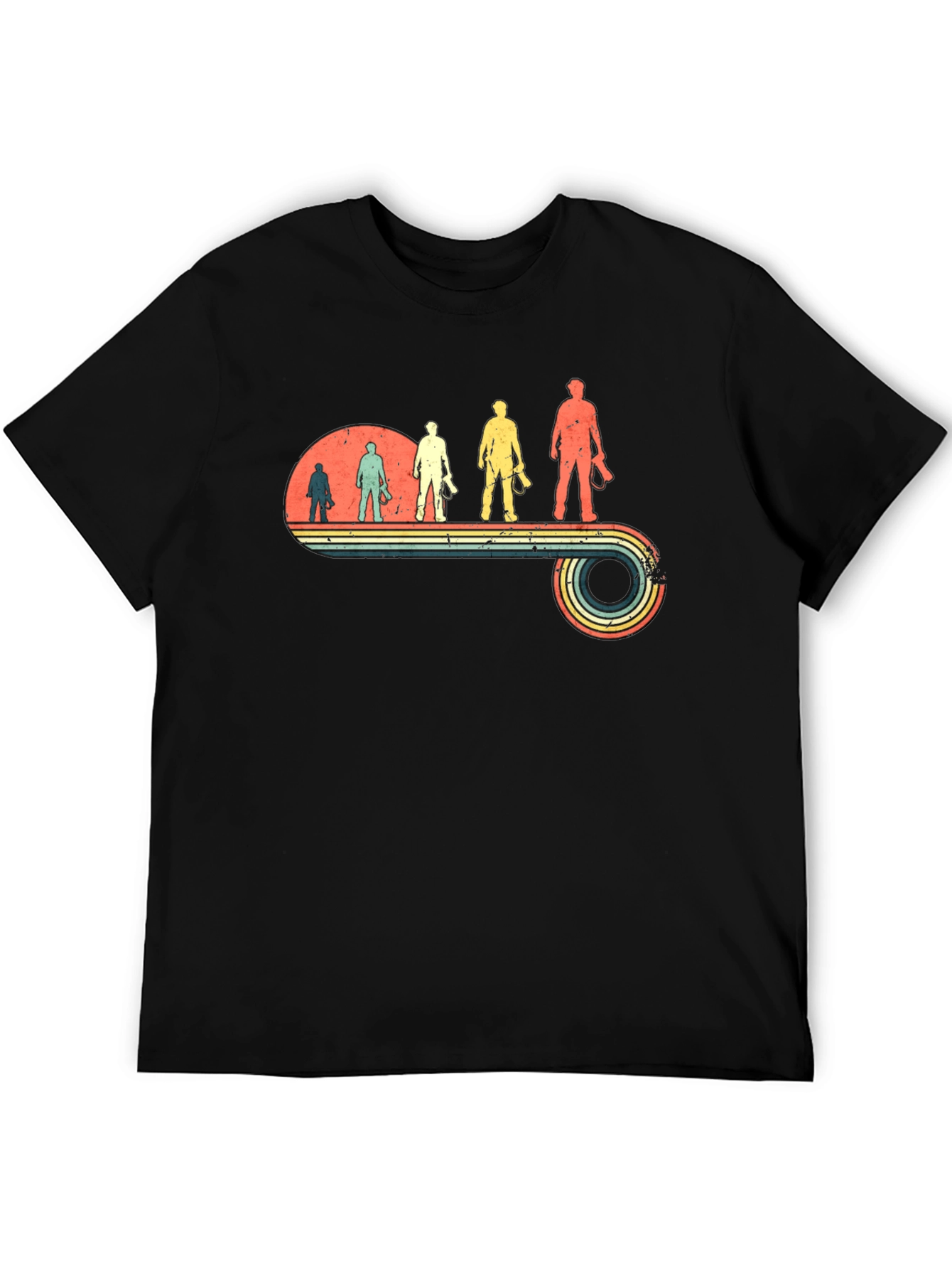 Photographer Evolution Retro T-Shirt