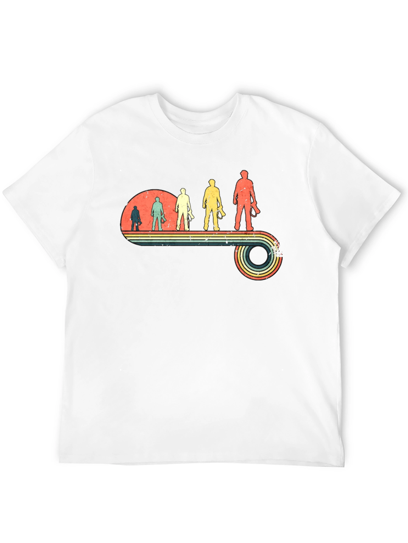 Photographer Evolution Retro T-Shirt