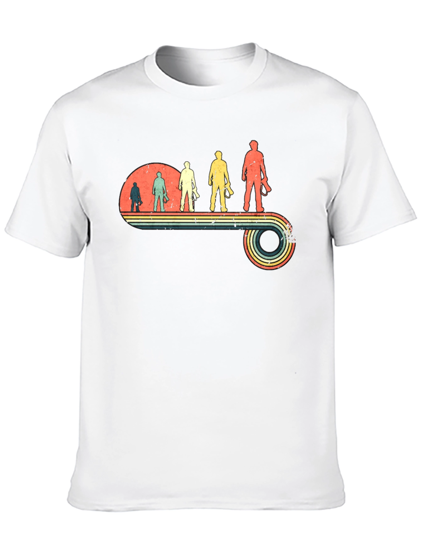 Photographer Evolution Retro T-Shirt