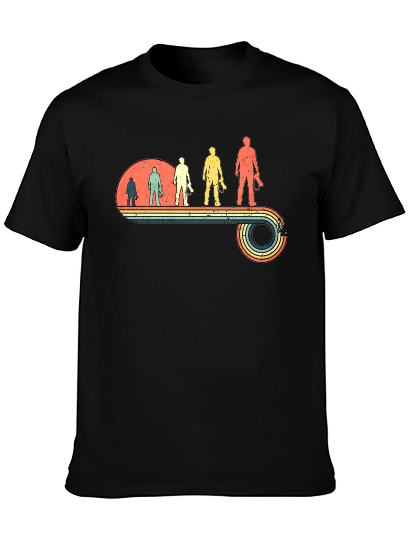 Photographer Evolution Retro T-Shirt