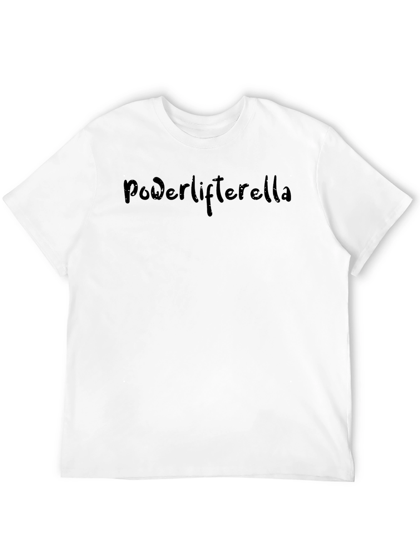 Powerlifterella Black Graphic T-Shirt