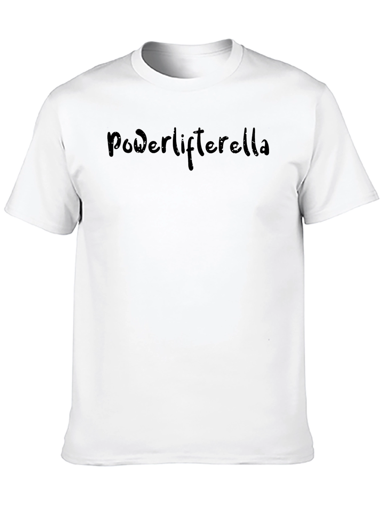 Powerlifterella Black Graphic T-Shirt