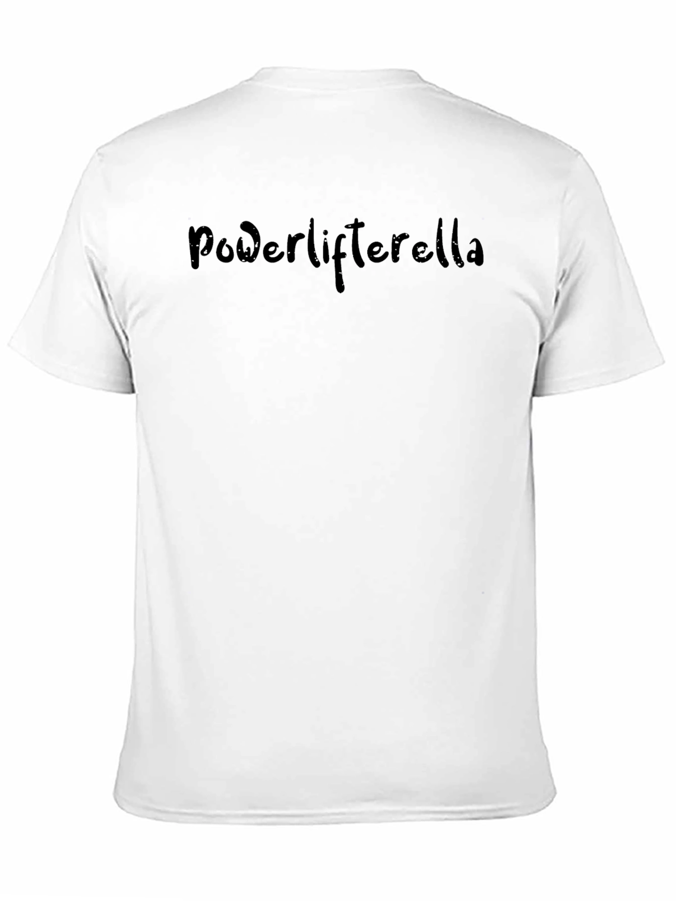 Powerlifterella Black Graphic T-Shirt