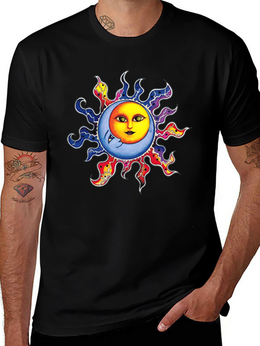 Celestial Sun & Moon Graphic Tee - Unisex