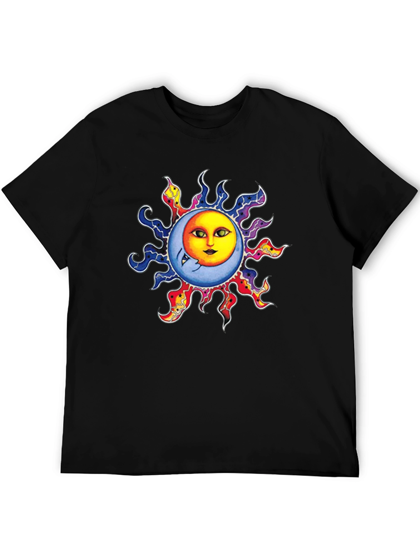 Celestial Sun & Moon Graphic Tee - Unisex