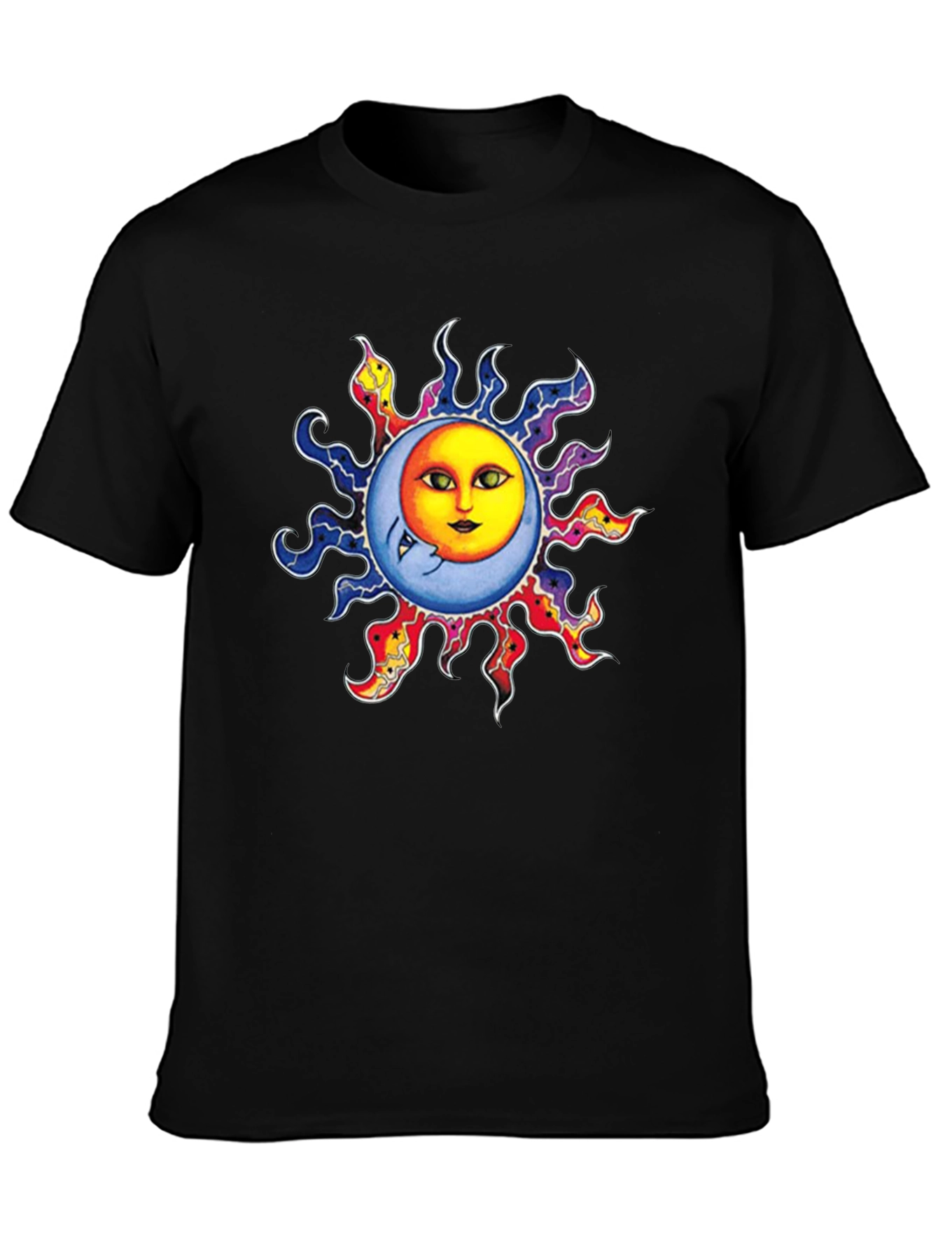Celestial Sun & Moon Graphic Tee - Unisex