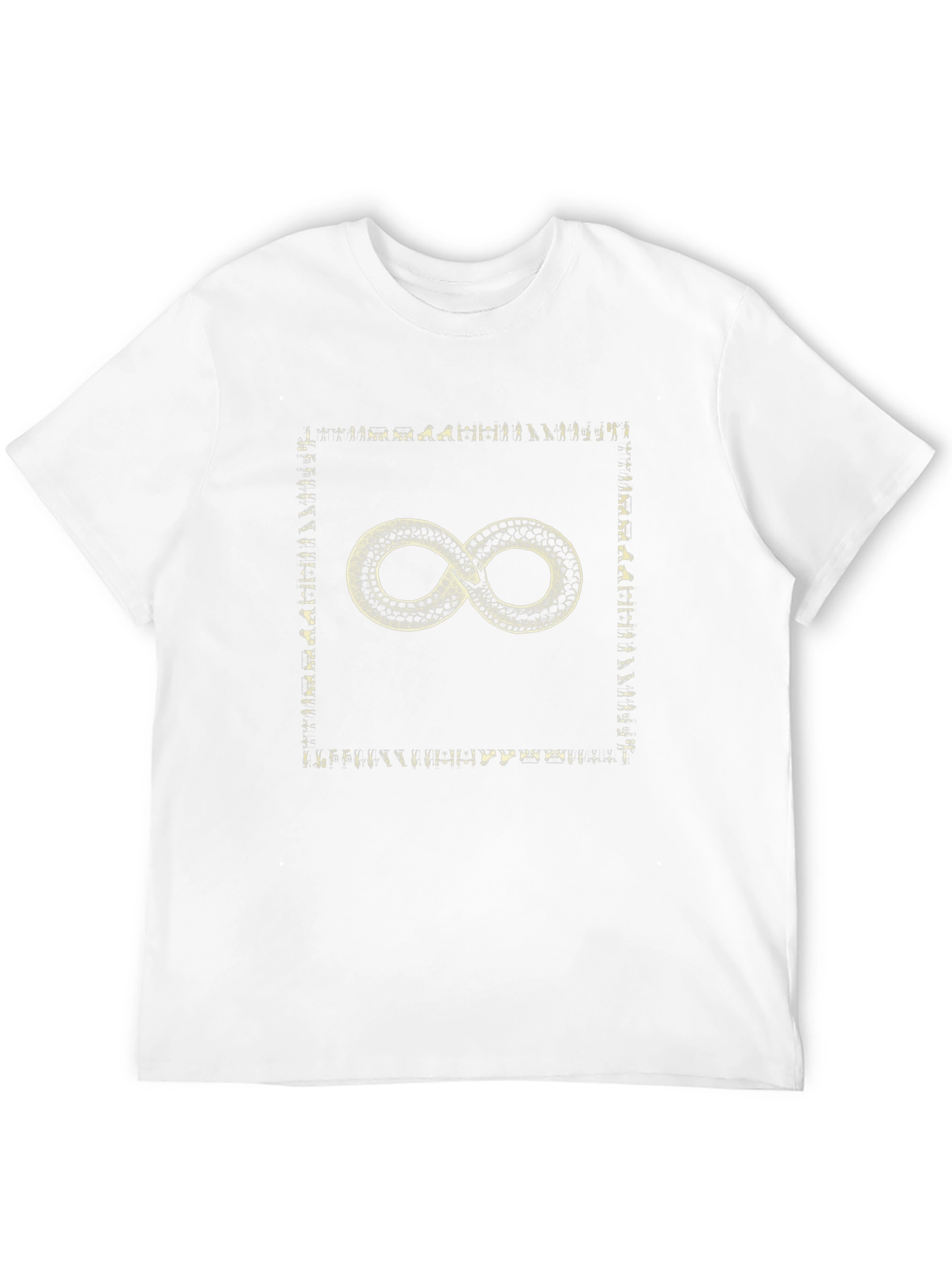 Ouroboros Symbol T-Shirt - Infinity Snake Design