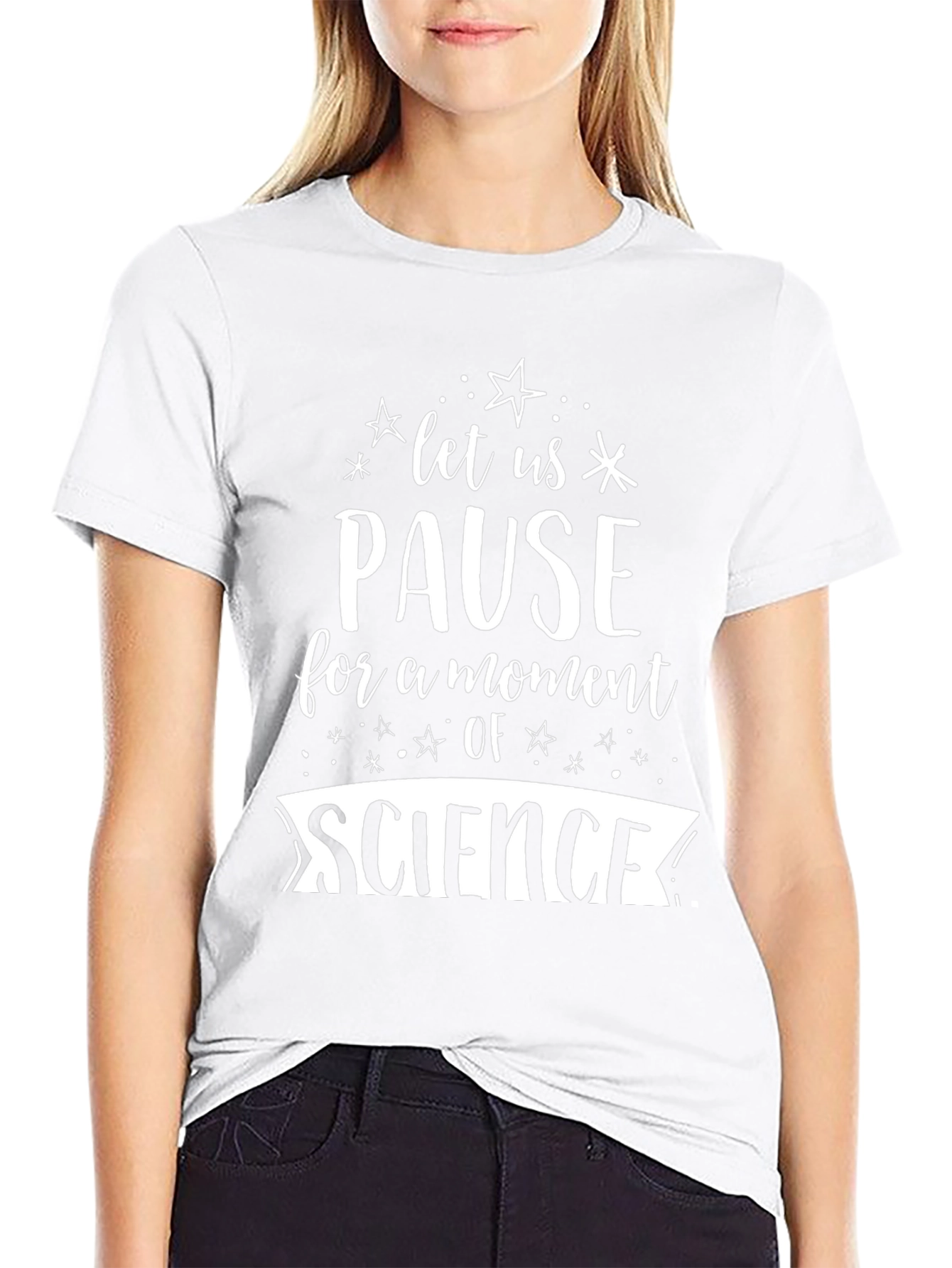 Pause for Science Novelty Graphic T-Shirt
