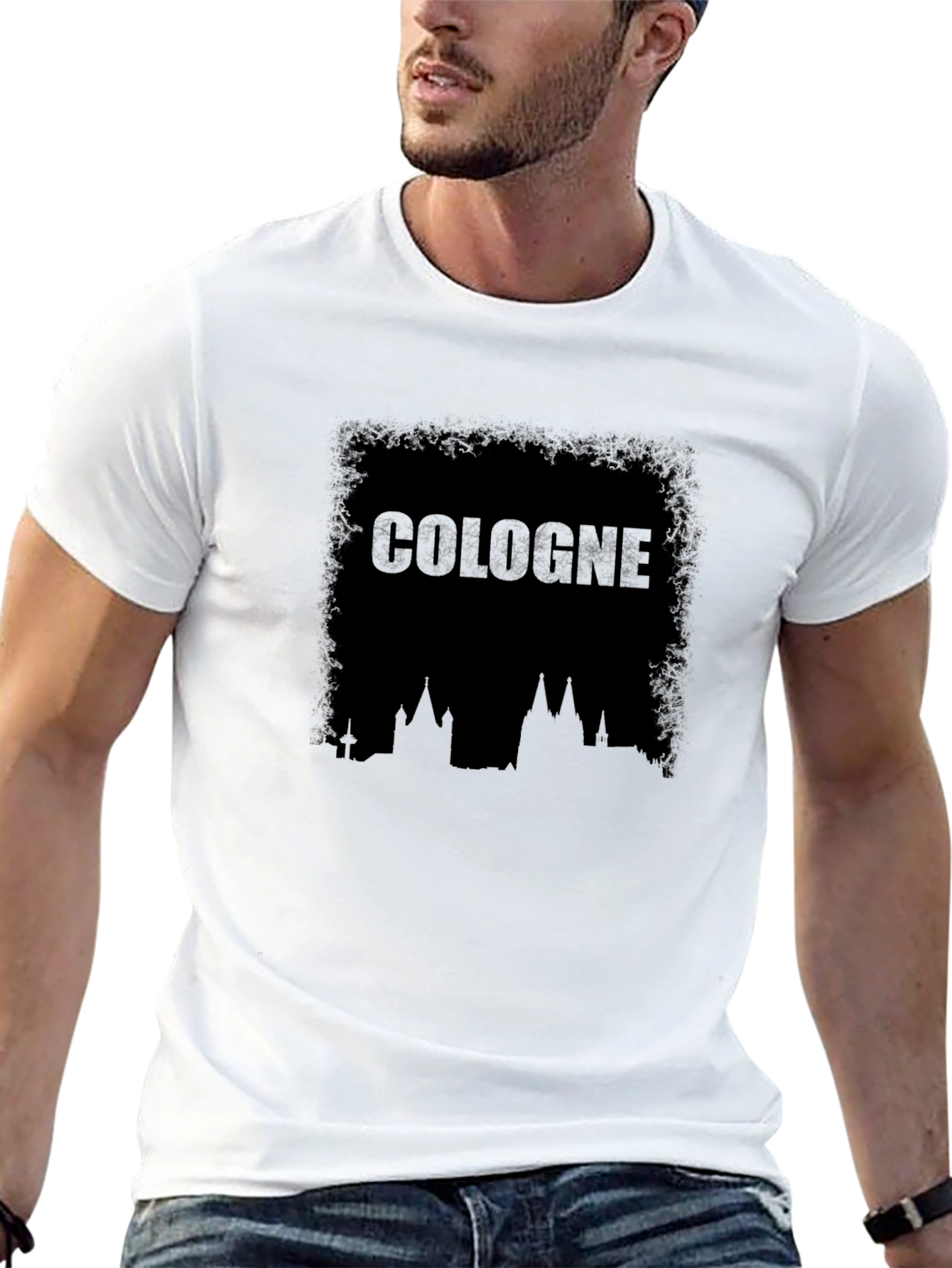 Cologne Skyline Black T-Shirt