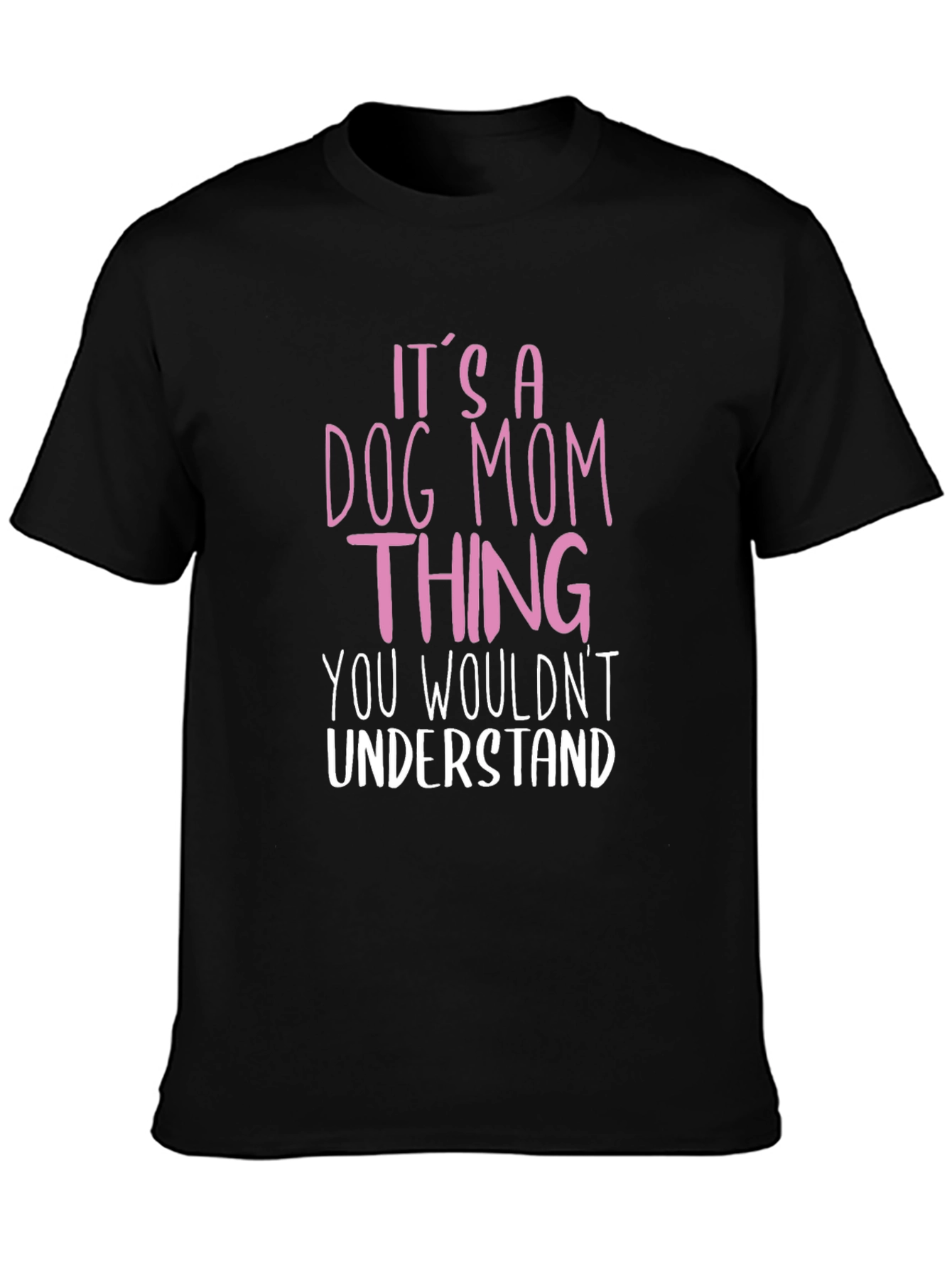 Dog Mom Thing Graphic Tee - Unisex Black T-Shirt