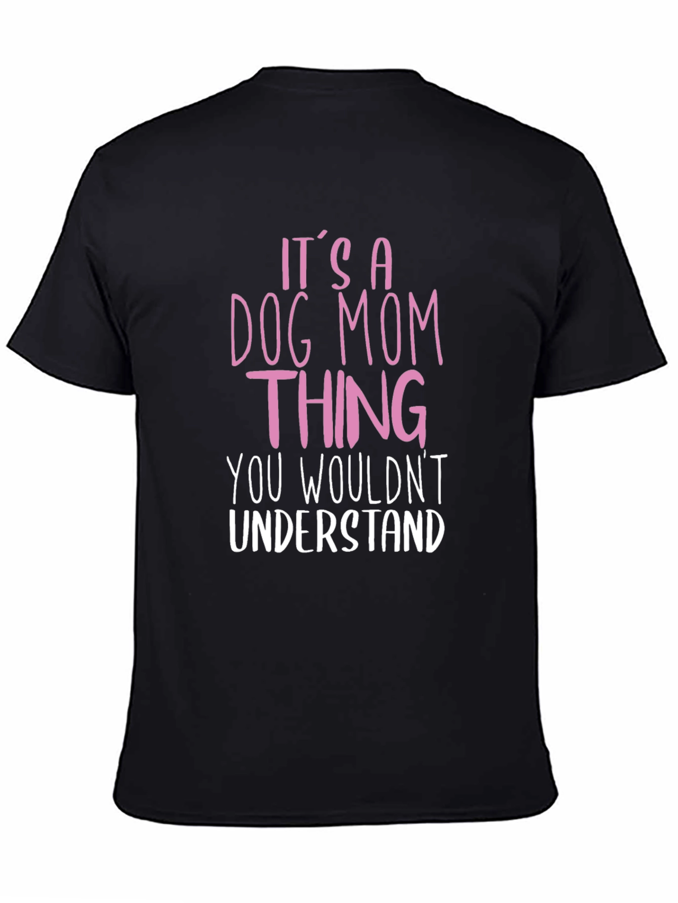 Dog Mom Thing Graphic Tee - Unisex Black T-Shirt